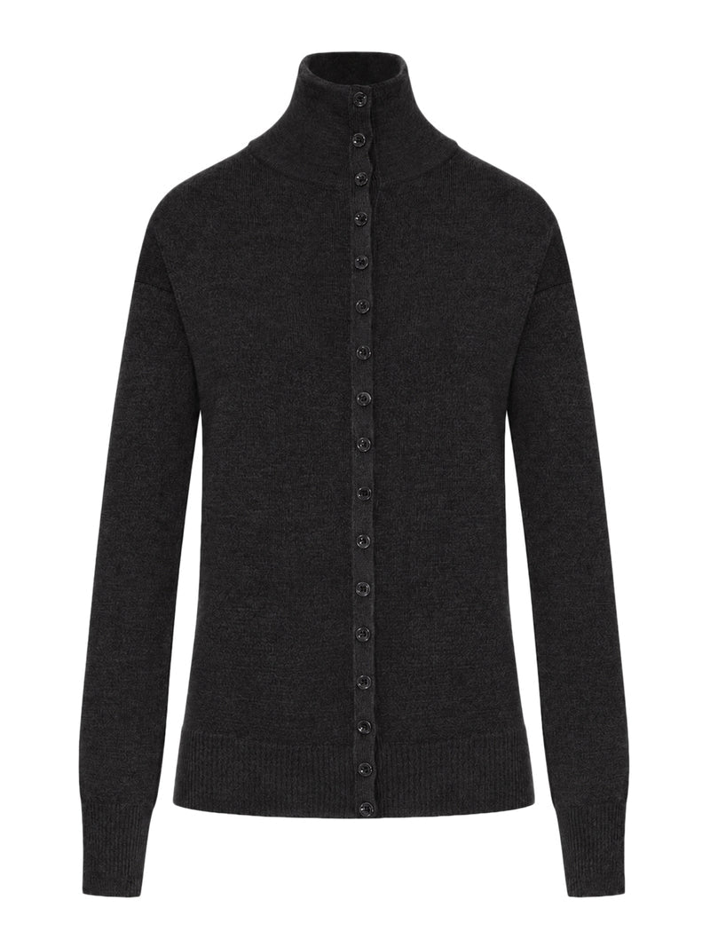 Lemaire Women Fine Wool Button-Front Cardigan LEMAIRE