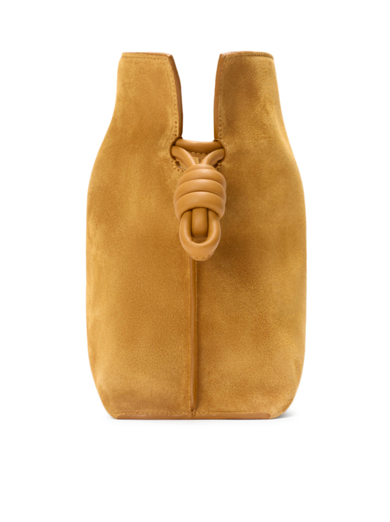 Loewe Women Medium Flamenco Clutch In Suede LOEWE