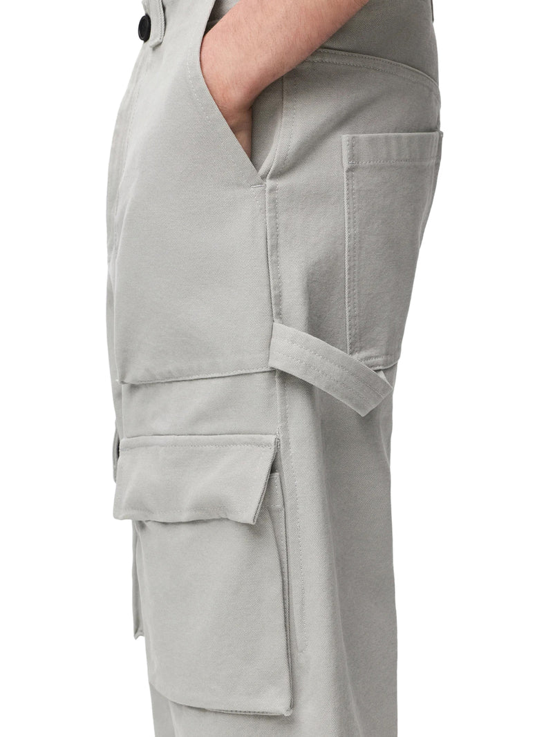 Loewe Men Cotton Canvas Cargo Trousers With Thread Detailing LOEWE