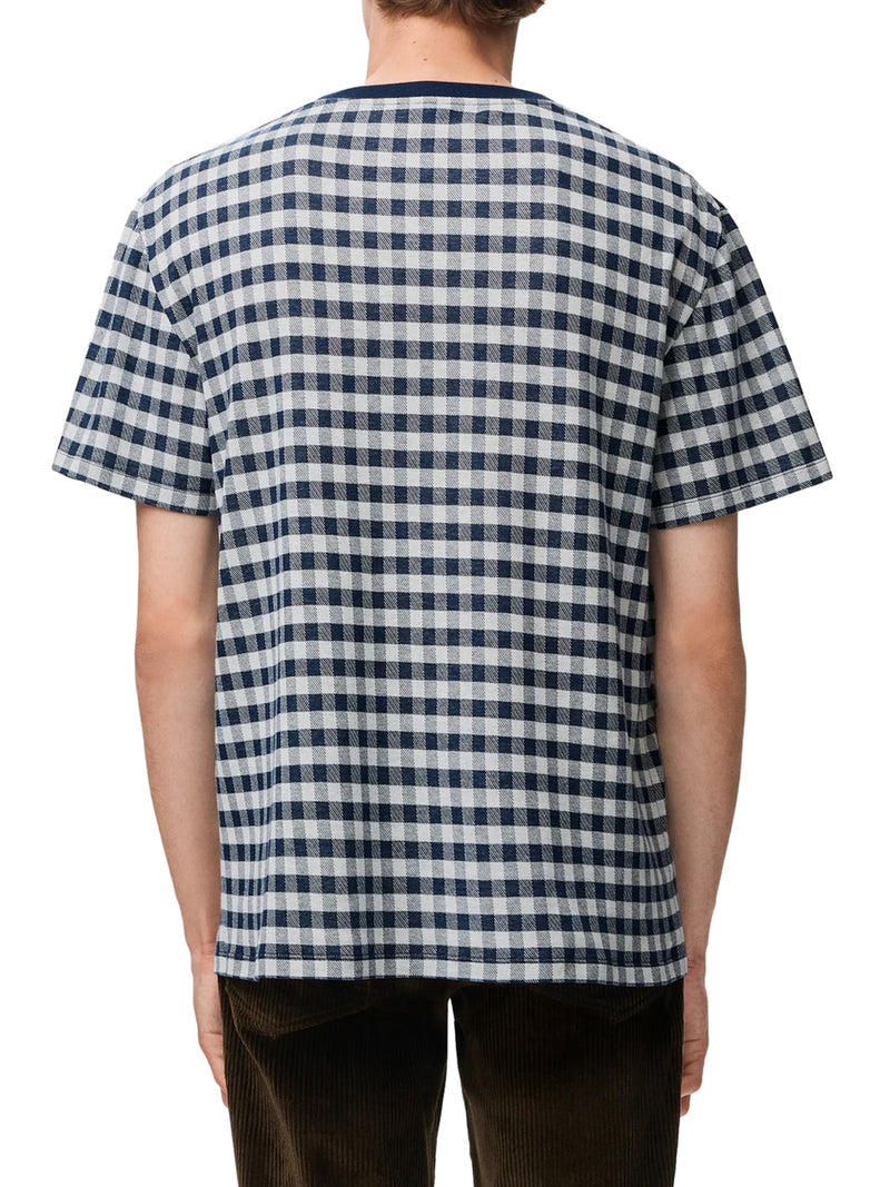 Loewe Men Checked Jacquard Cotton Jersey T-Shirt LOEWE