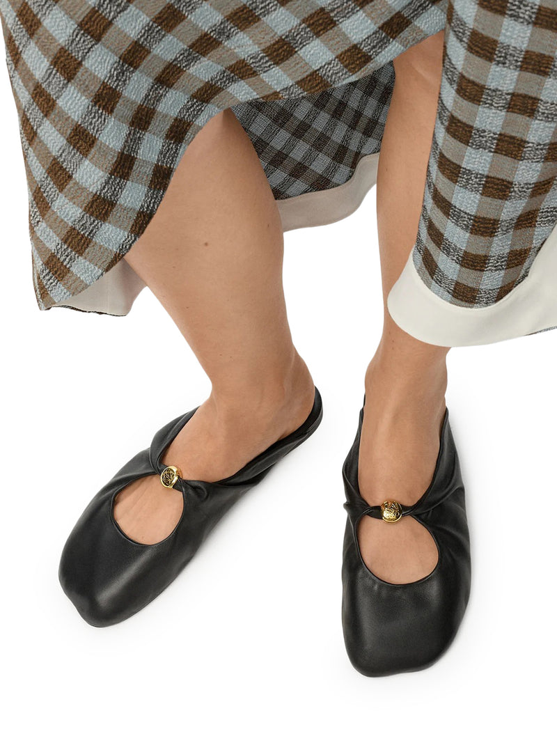 Loewe Women Pebble Mules In Soft Lamb Nappa Leather LOEWE