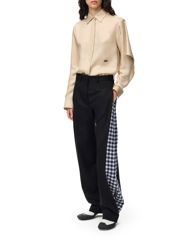 Loewe Women Silk Twill Shirt With Soft Panel LOEWE