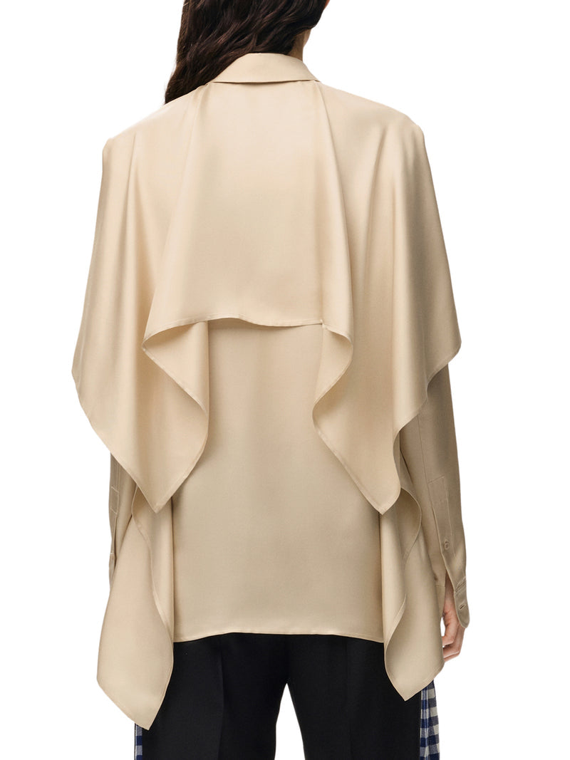 Loewe Women Silk Twill Shirt With Soft Panel LOEWE