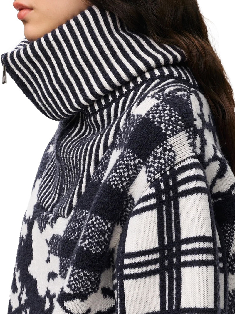 Loewe Women Mid-Weight Double-Faced Wool Jacquard Sweater LOEWE
