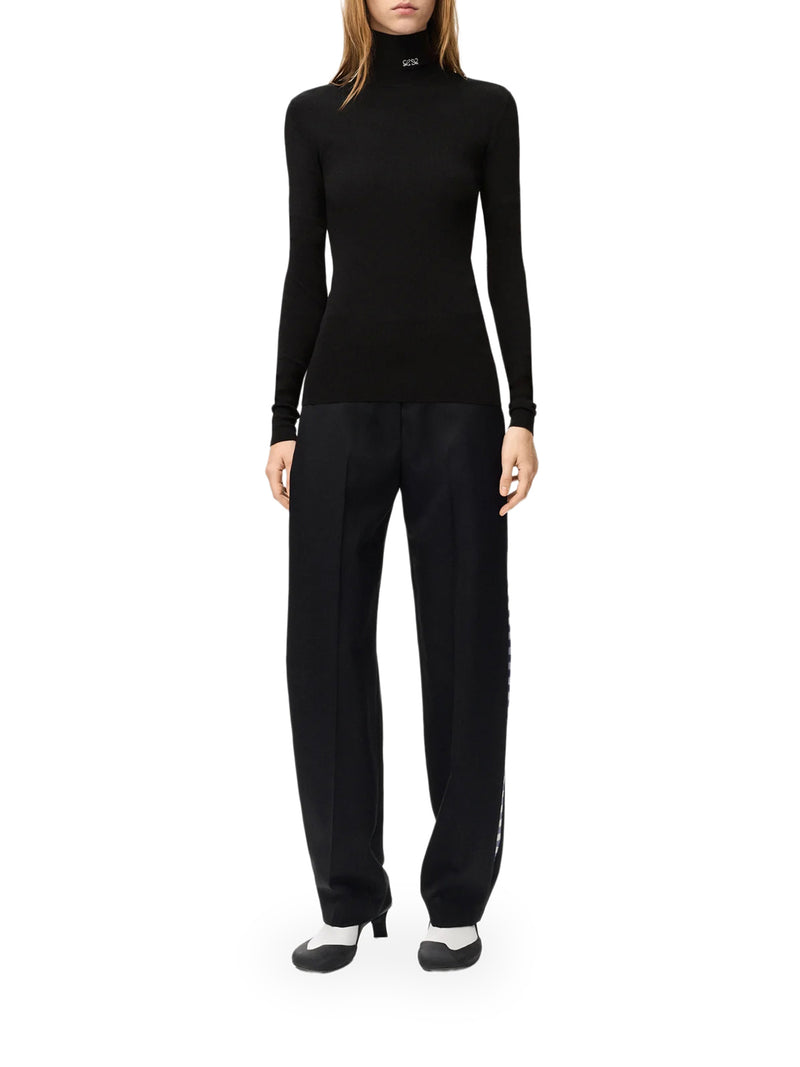 Loewe Women Lightweight Ribbed Viscose-Blend Top LOEWE