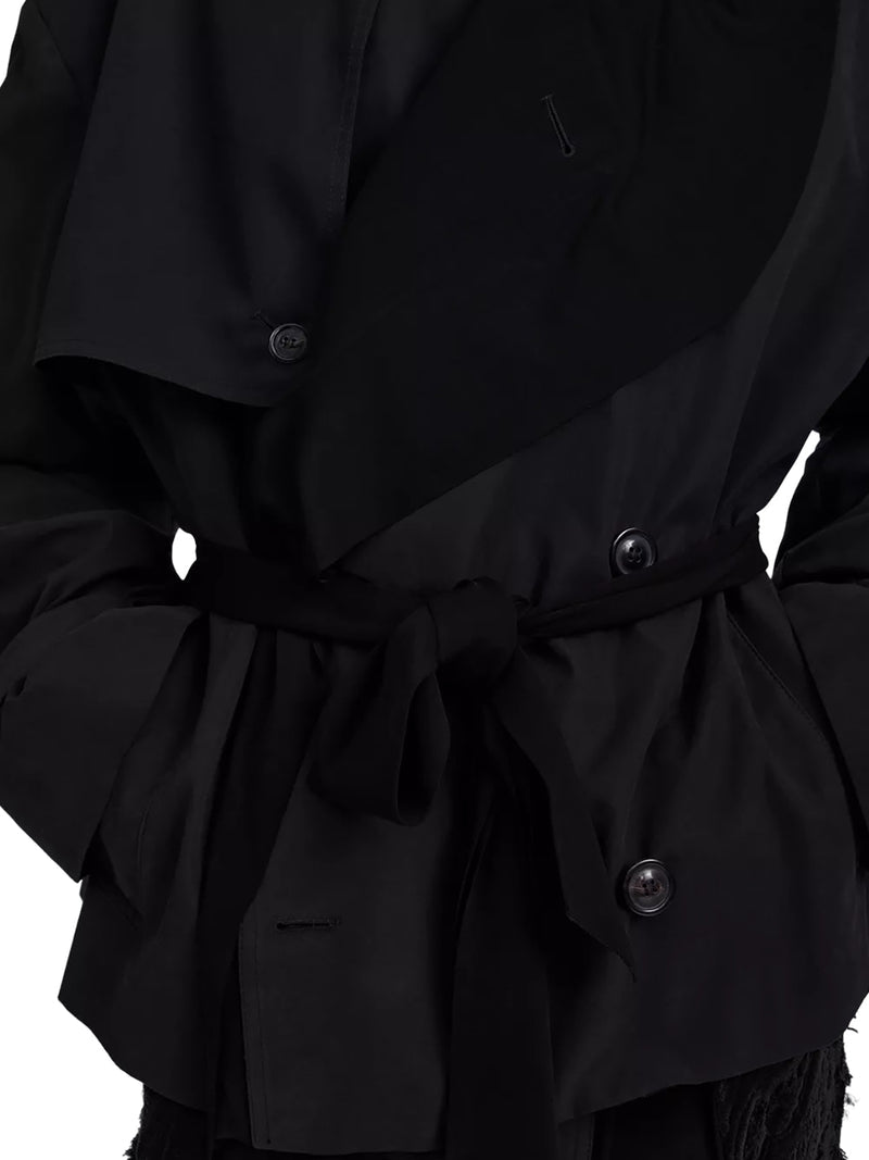 Maison Margiela Women Short Draped Trench Coat MAISON MARGIELA