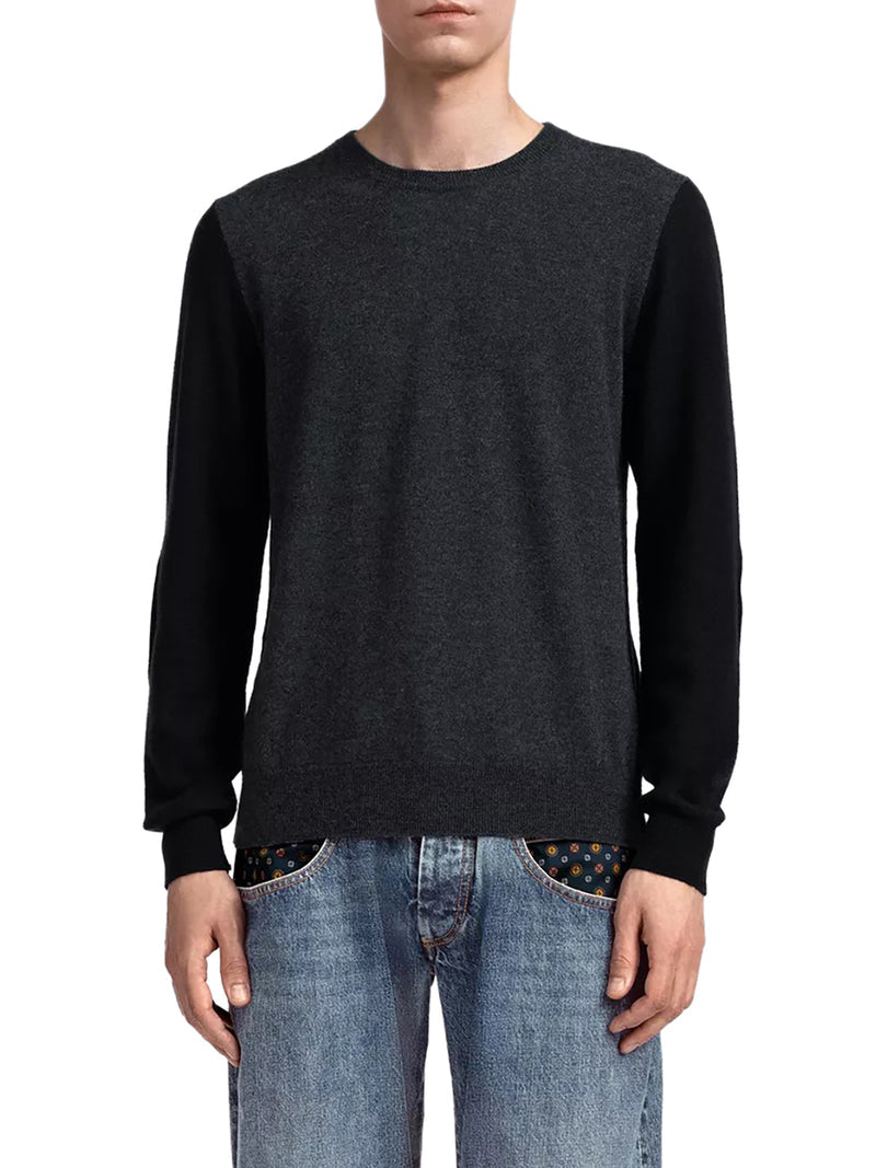 Maison Margiela Men Color-Block Crew-Neck Sweater MAISON MARGIELA