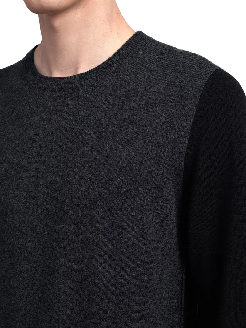 Maison Margiela Men Color-Block Crew-Neck Sweater MAISON MARGIELA
