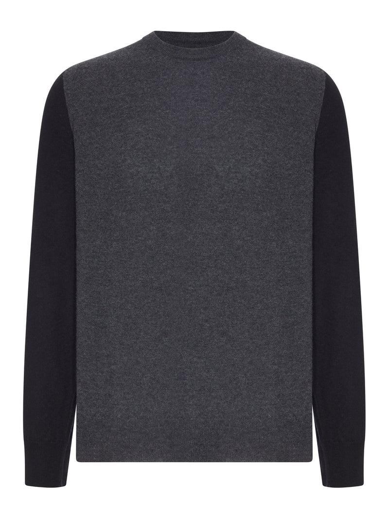 Maison Margiela Men Color-Block Crew-Neck Sweater MAISON MARGIELA