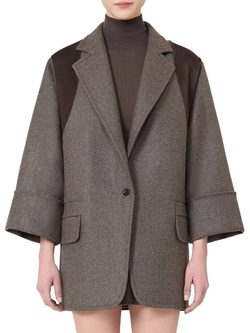 Max Mara Women Double-Faced Wool Oversized Blazer MAX MARA