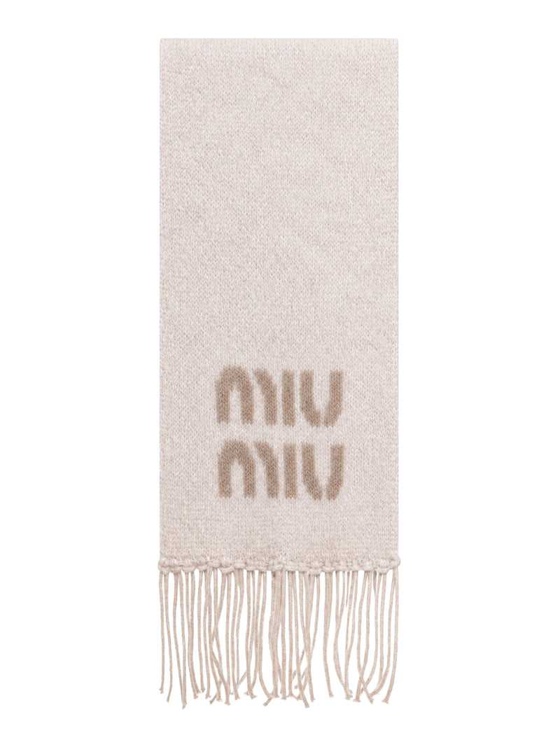 Miu Miu Women Scarf With Logo MIU MIU