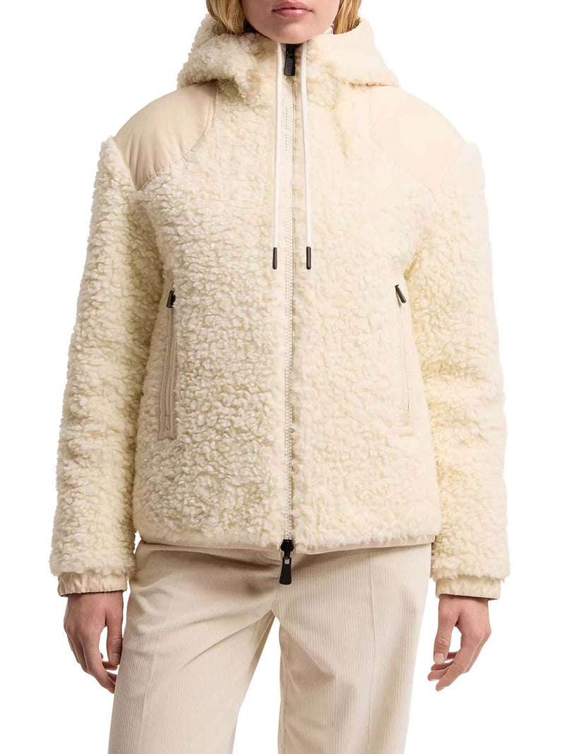Moncler Grenoble Women Reversible Padded Hooded Zip-Up Teddy Sweatshirt MONCLER GRENOBLE