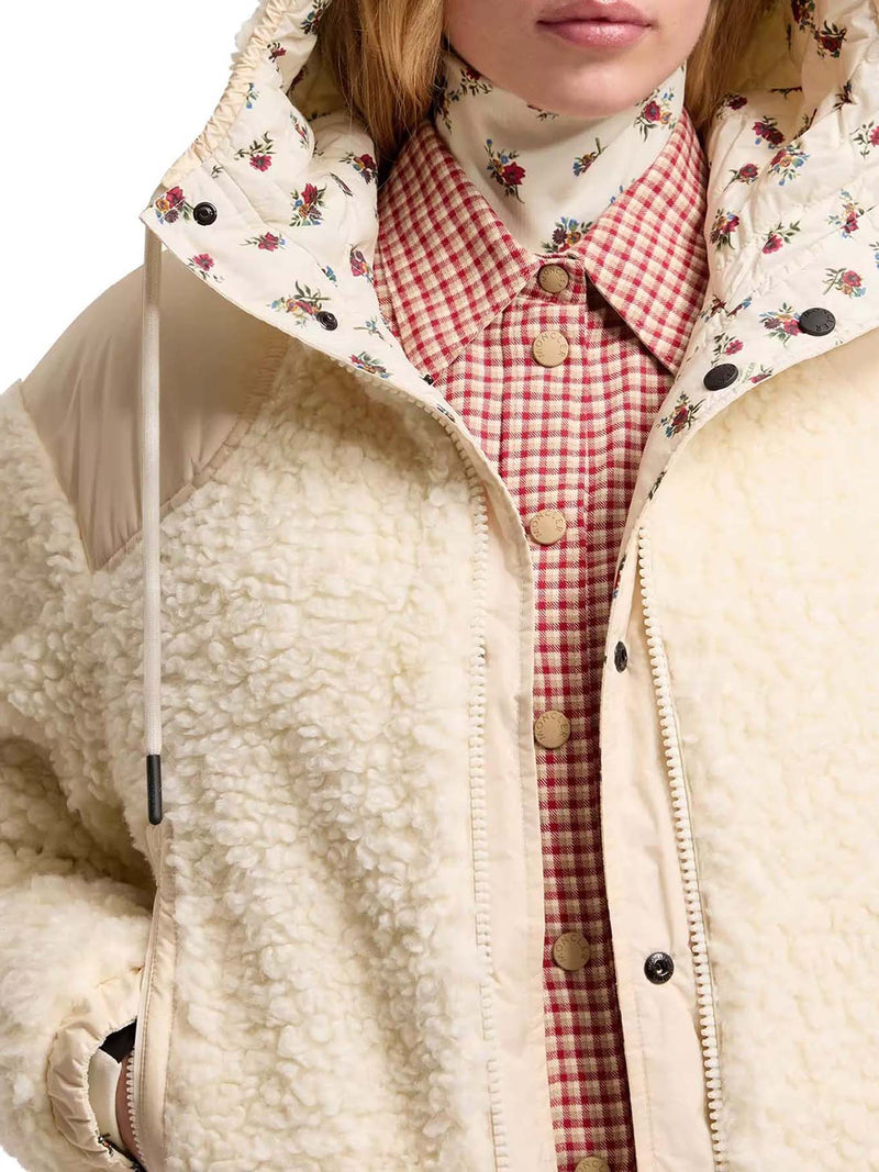 Moncler Grenoble Women Reversible Padded Hooded Zip-Up Teddy Sweatshirt MONCLER GRENOBLE