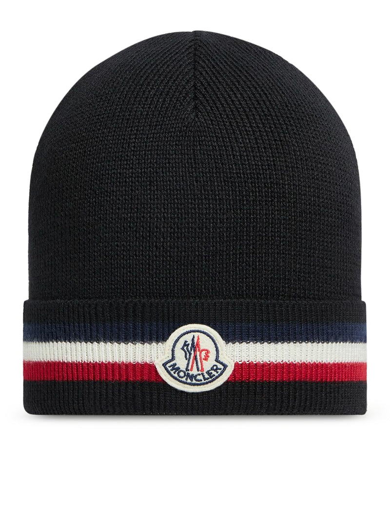 Moncler Men Tricolor Wool Hat MONCLER
