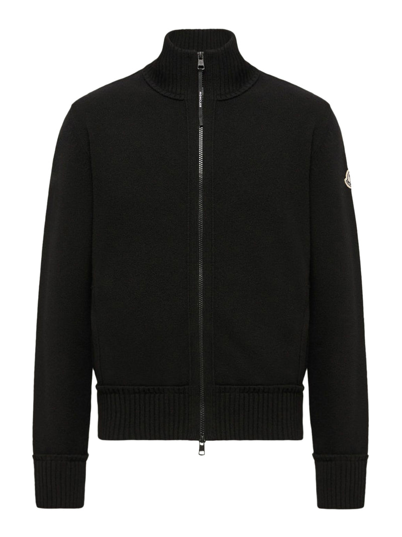 Moncler Men Zip-Up Cardigan In Wool And Cashmere MONCLER