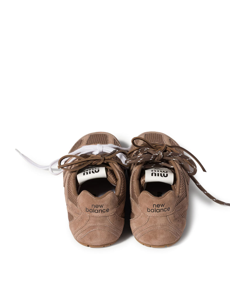 New Balance X Miu Miu Women New Balance X Miu Miu 530 Sl Sneakers In Suede And Mesh New Balance X Miu Miu