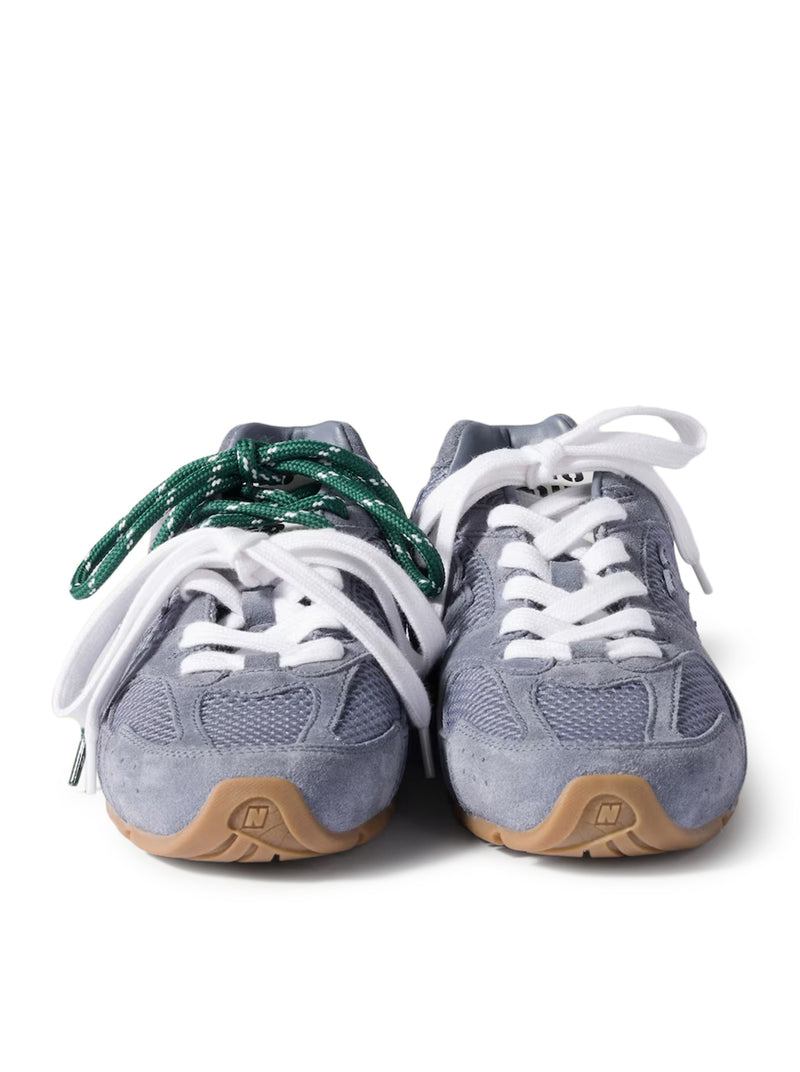New Balance X Miu Miu Women New Balance X Miu Miu 530 Sl Sneakers In Suede And Mesh New Balance X Miu Miu