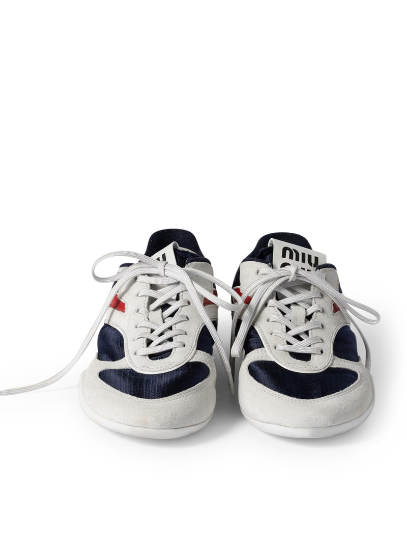 Miu Miu Women Gymnasium Sneakers In Technical Fabric And Suede MIU MIU