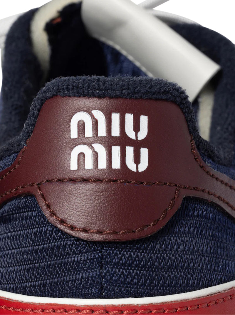 Miu Miu Women Gymnasium Sneakers In Technical Fabric And Suede MIU MIU