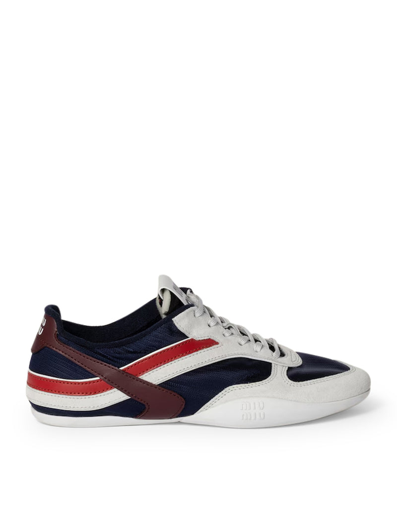 Miu Miu Women Gymnasium Sneakers In Technical Fabric And Suede MIU MIU