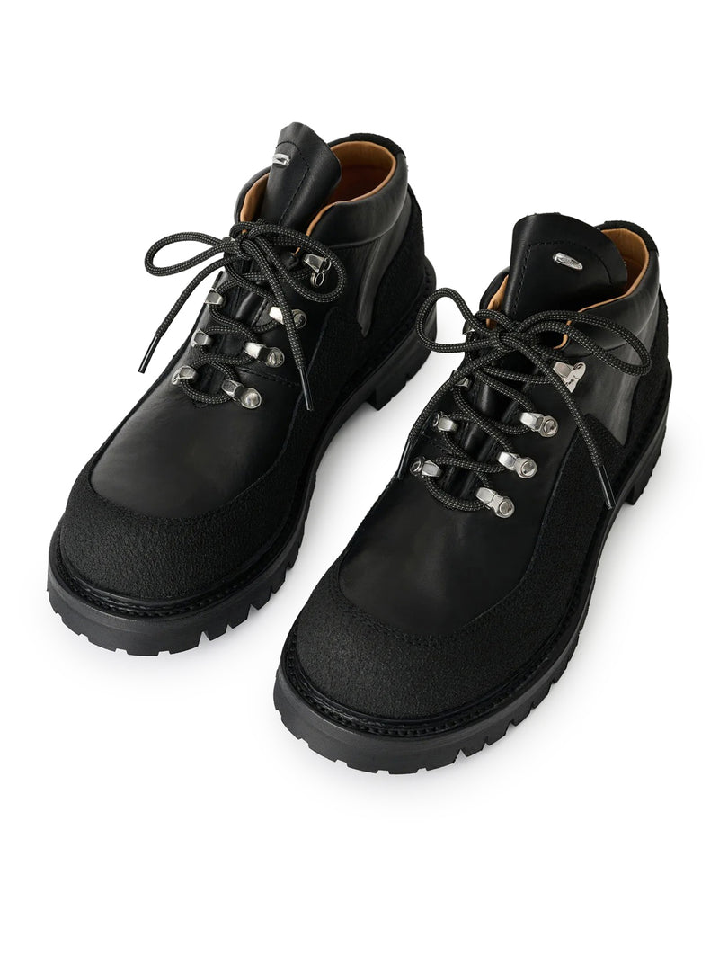 Our Legacy Men Quest Boot In Black Cowhide Leather OUR LEGACY