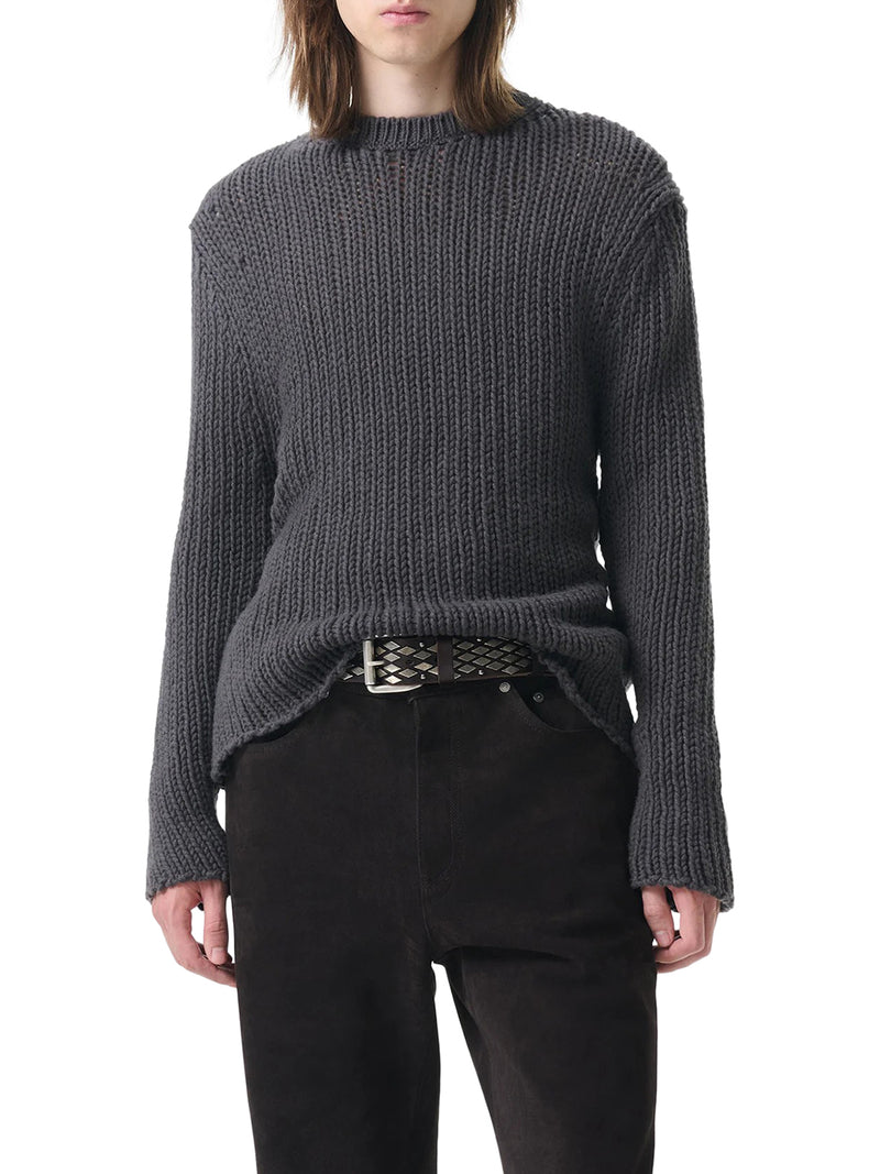 Our Legacy Men Open-Knit Crew-Neck Sweater OUR LEGACY