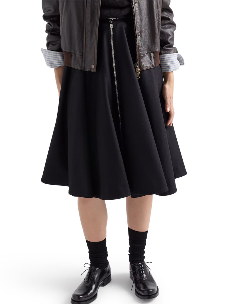 Prada Women Re-Wool Skirt PRADA
