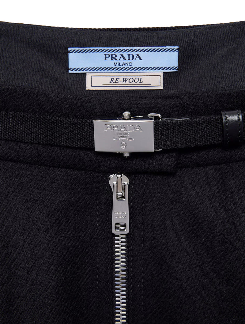 Prada Women Re-Wool Skirt PRADA