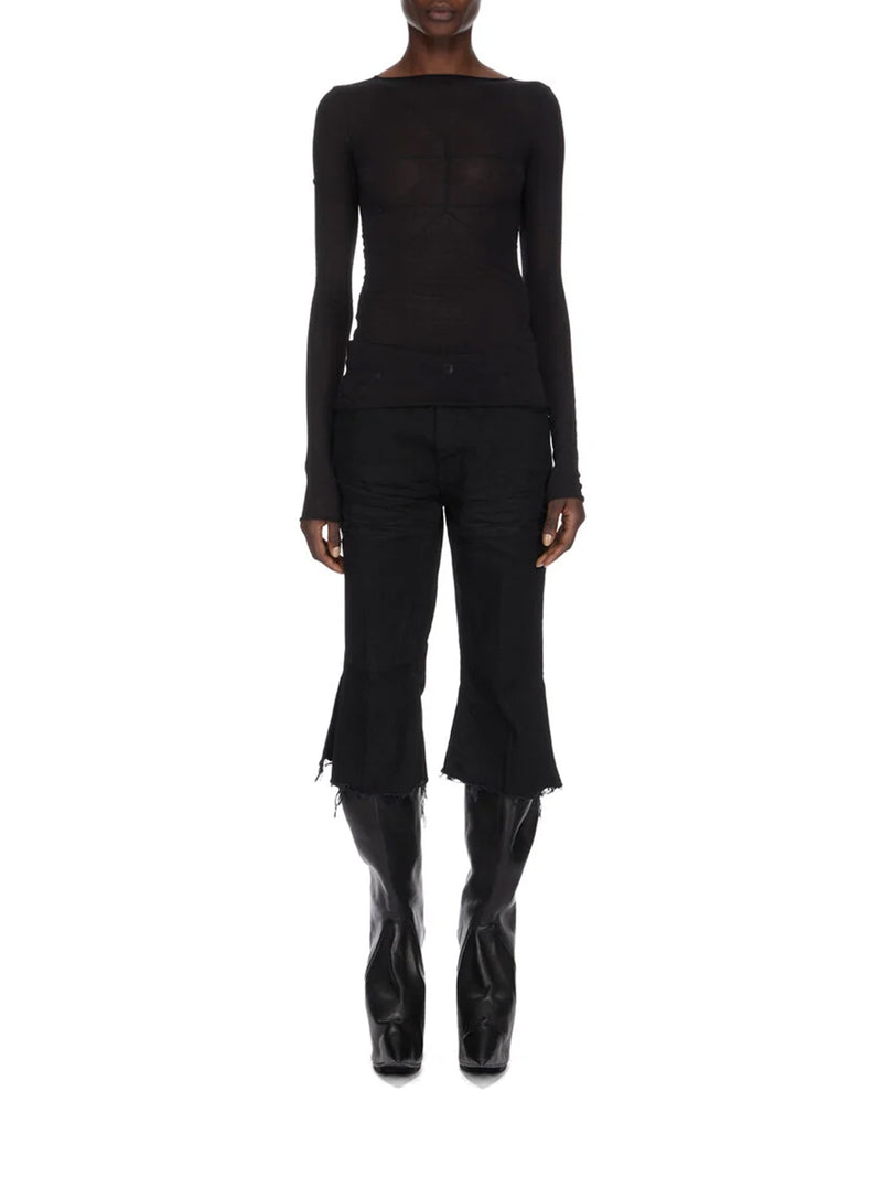 Rick Owens Women Temple T-Shirt In Wool And Silk Blend RICK OWENS