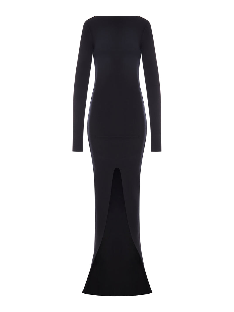 Rick Owens Women Long Dress With A Front Slit And A Deep Back Neckline RICK OWENS