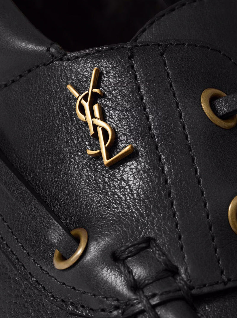 Saint Laurent Men Le Loafer Bateau Loafers In Smooth Leather SAINT LAURENT