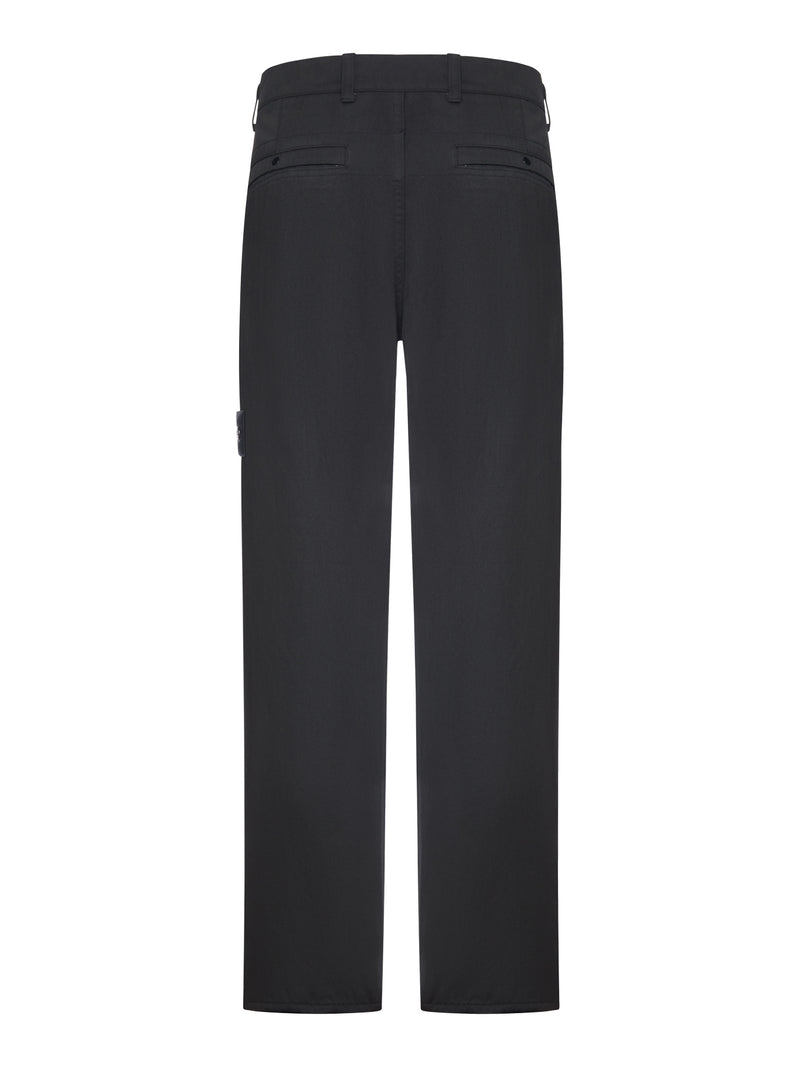 Stone Island Men Regular Fit Pants With Badge STONE ISLAND