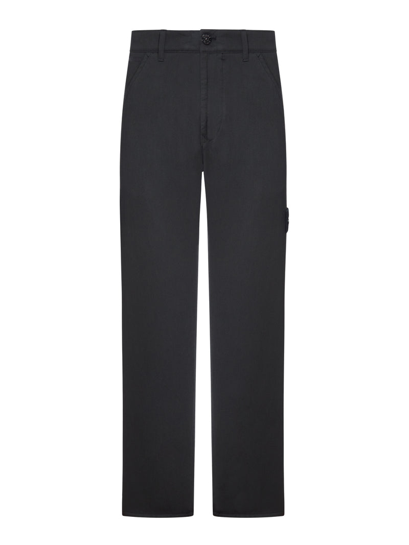 Stone Island Men Regular Fit Pants With Badge STONE ISLAND