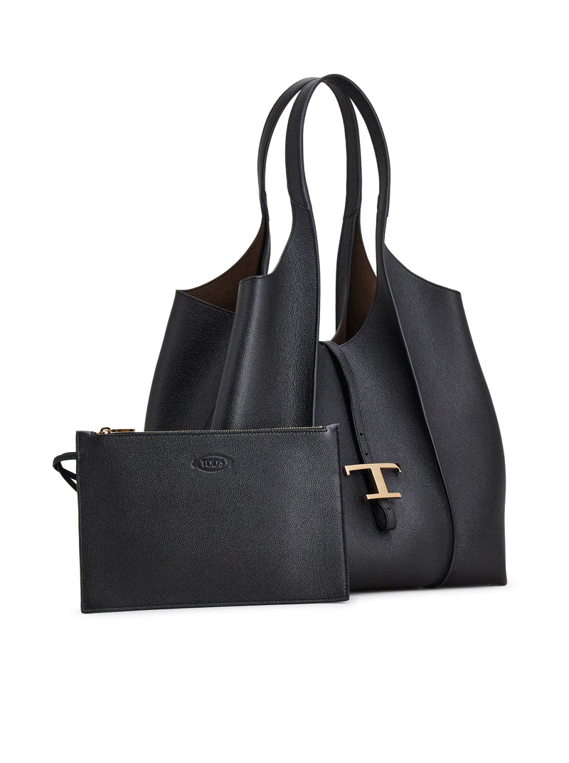 Tod's Women Small T Timeless Bag In Hammered Leather TOD'S