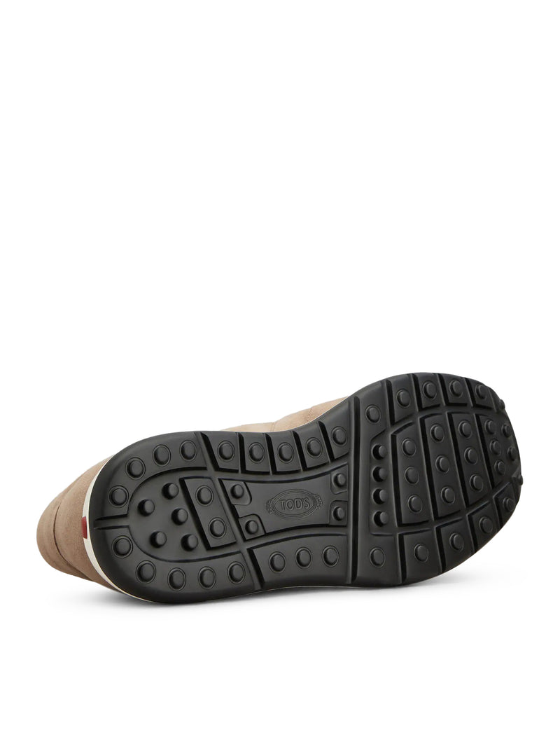 Tod's Men Red Dot Sneakers In Pashmy Suede TOD'S