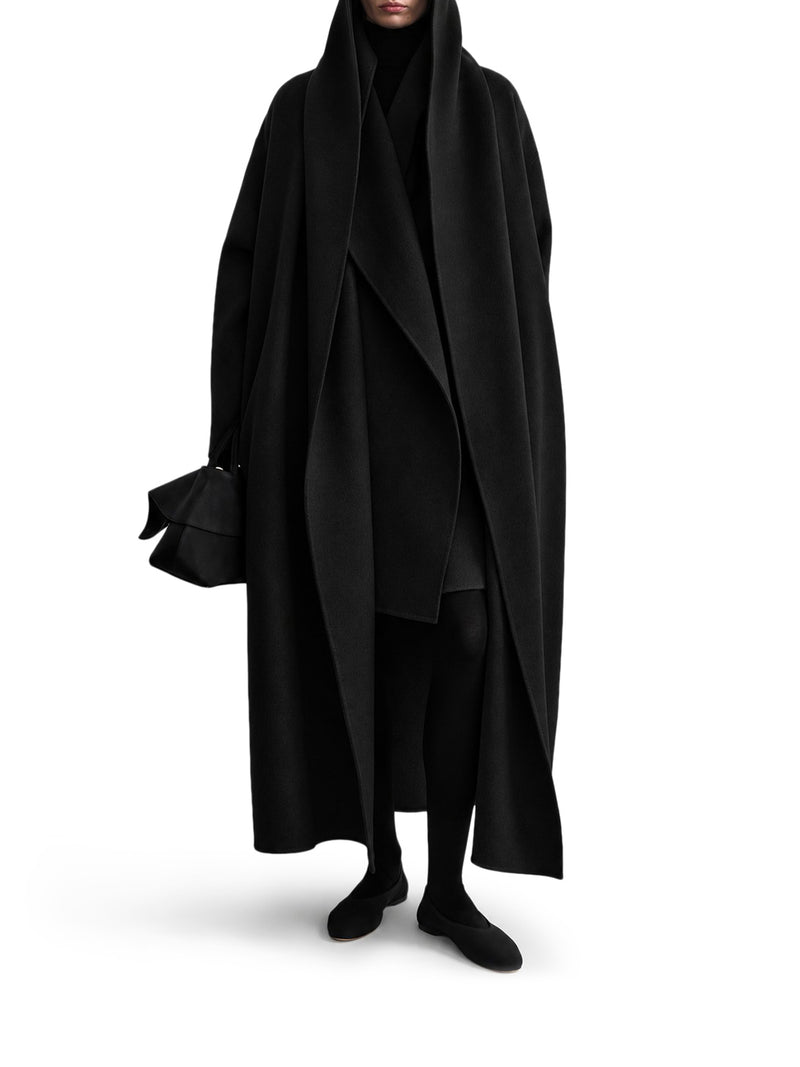 Toteme Women Long Wool Coat With Hood TOTEME
