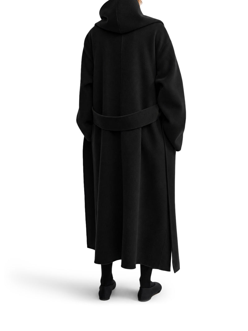 Toteme Women Long Wool Coat With Hood TOTEME