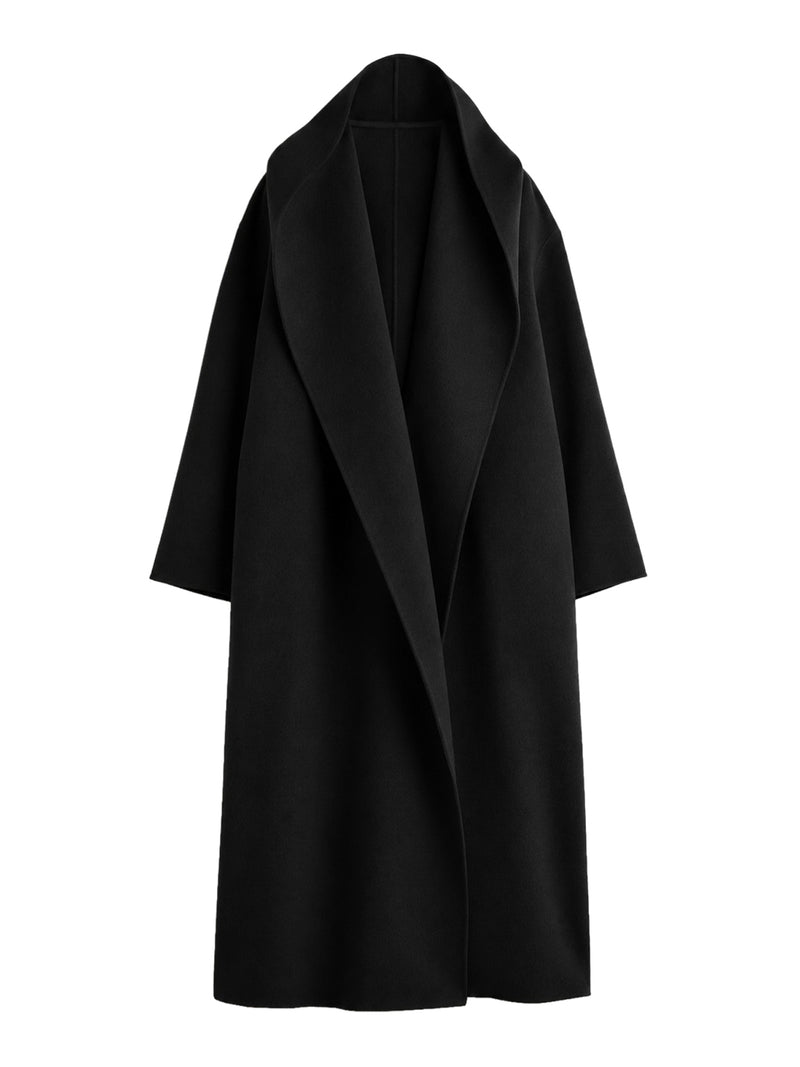 Toteme Women Long Wool Coat With Hood TOTEME