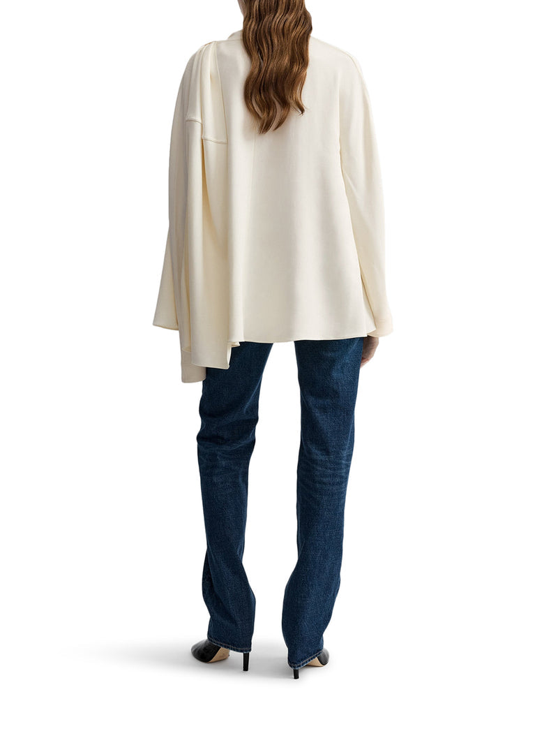 Toteme Women Fluid Draped Cady Blouse TOTEME
