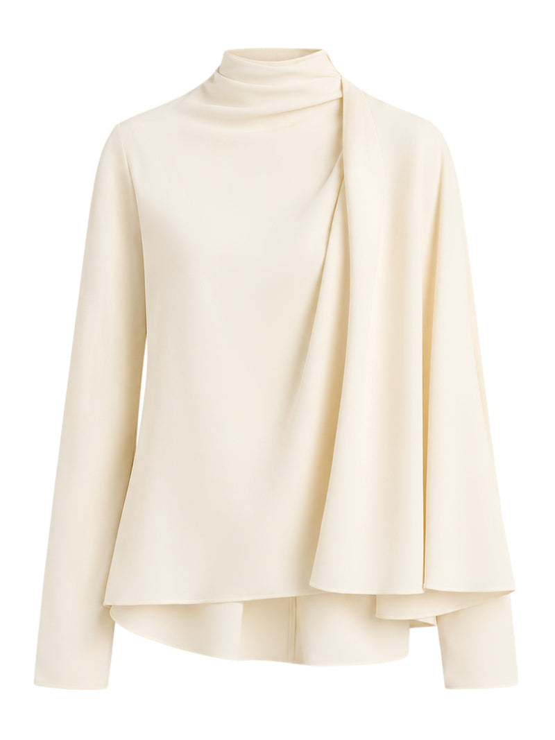 Toteme Women Fluid Draped Cady Blouse TOTEME