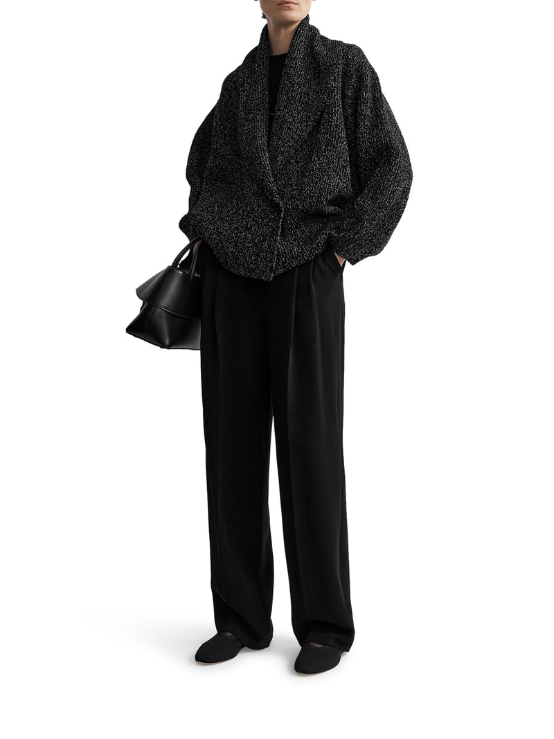 Toteme Women Oversized Cardigan In Mélange Knit TOTEME
