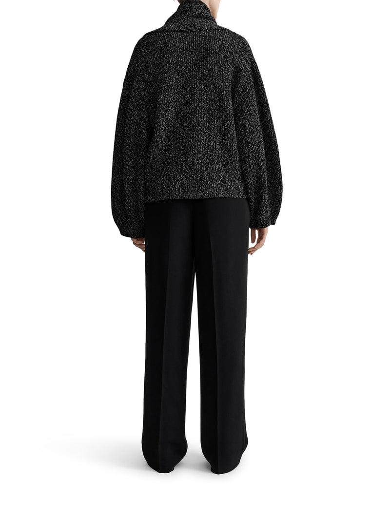 Toteme Women Oversized Cardigan In Mélange Knit TOTEME