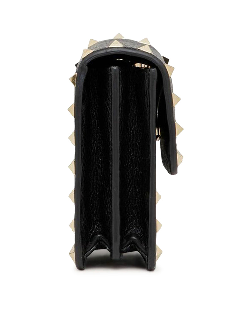 Valentino Garavani Women Rockstud Clutch With Chain VALENTINO GARAVANI