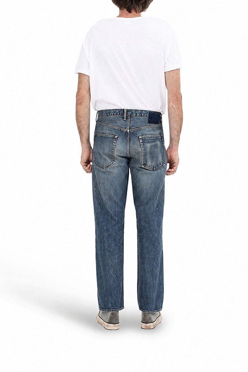 Visvim Men Vintage Blue Straight Leg Jeans VISVIM