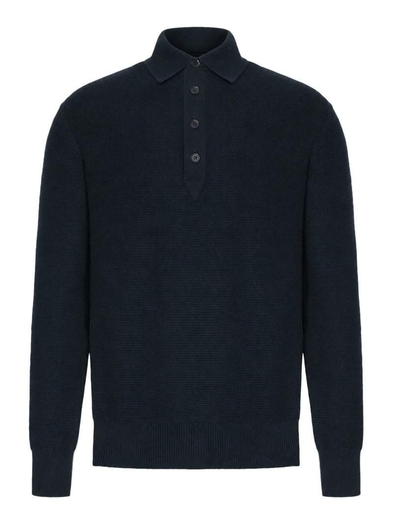 Zegna Men Cashmere Oasis Polo ZEGNA