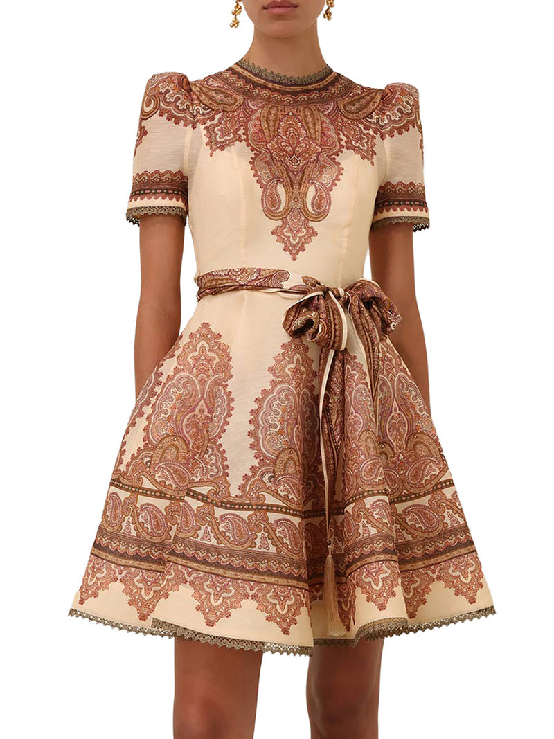 Zimmermann Women Ascent Picnic Mini Dress ZIMMERMANN