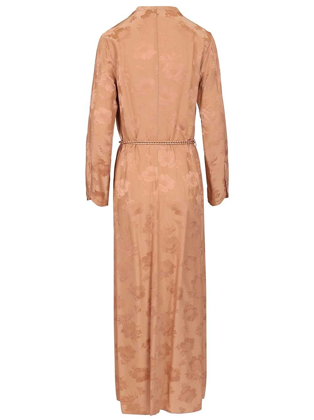 Forte_Forte Women Fluid Bouquet Jacquard Long Sleeves Dress FORTE FORTE