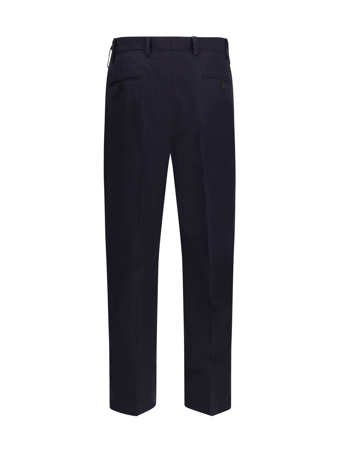 Prada Men Tailored Cotton Poplin Pants PRADA