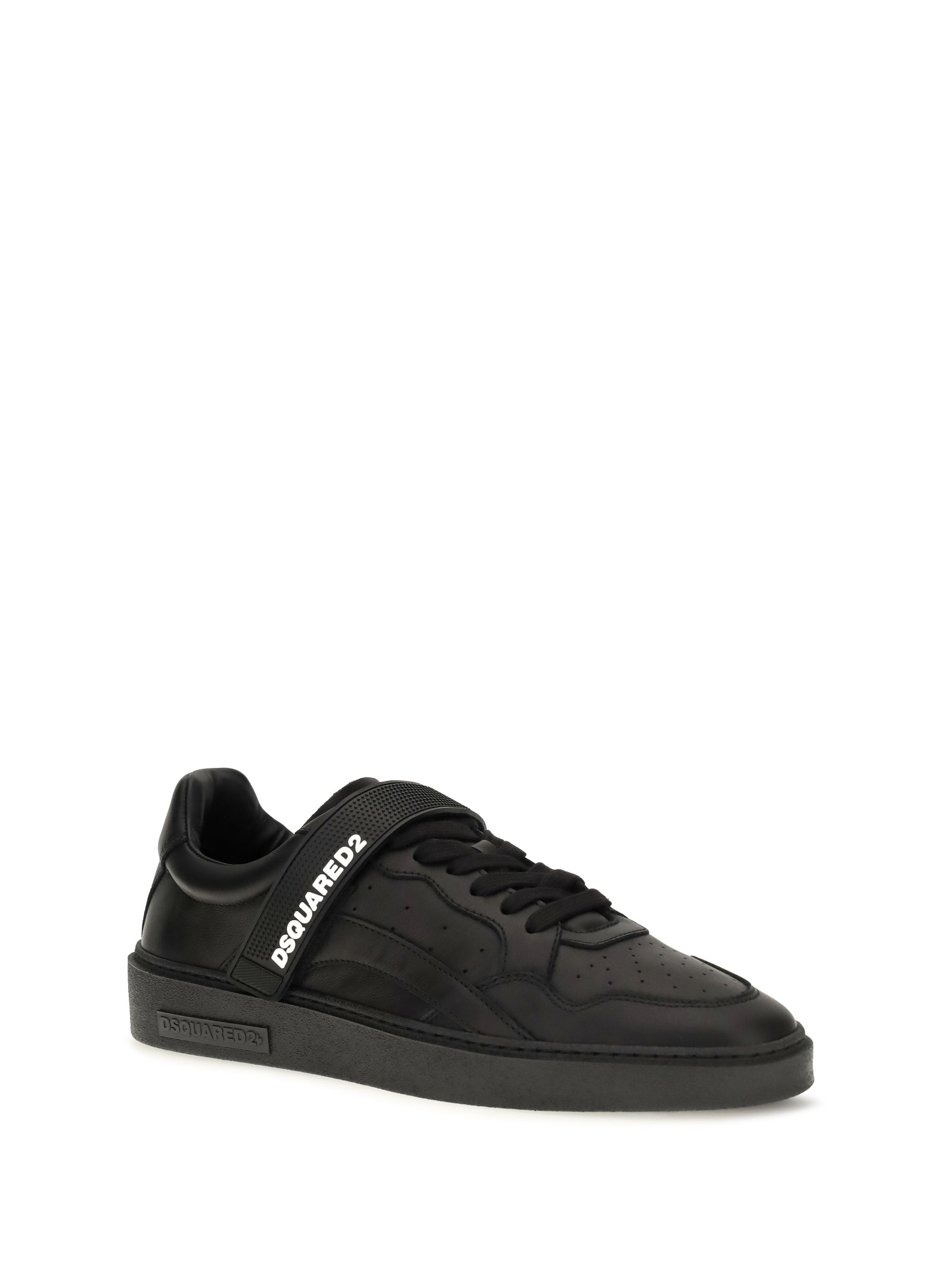 Dsquared2 Men Leather Strap Sneakers DSQUARED2