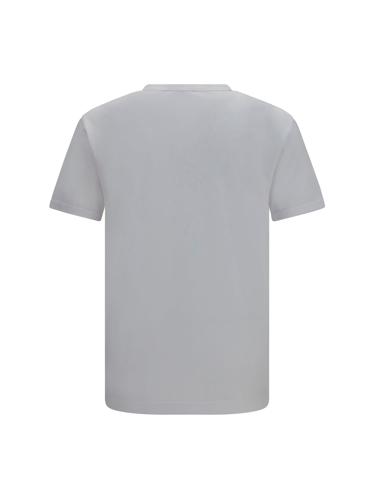 Dolce & Gabbana Men Cotton T-Shirt With Logo Plaque DOLCE & GABBANA